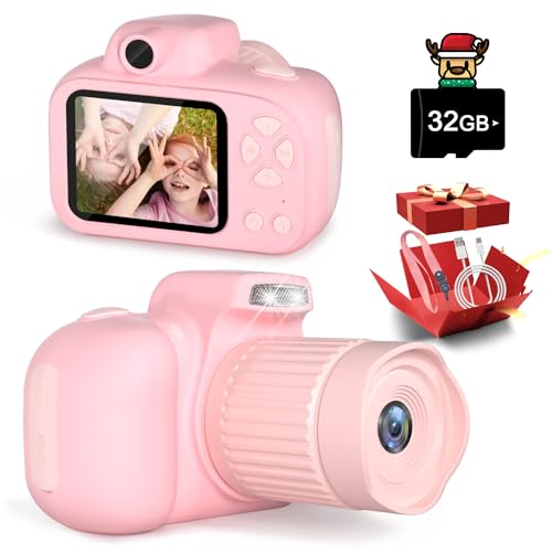 Kids Digital Video Camera with 32GB Memory Card
