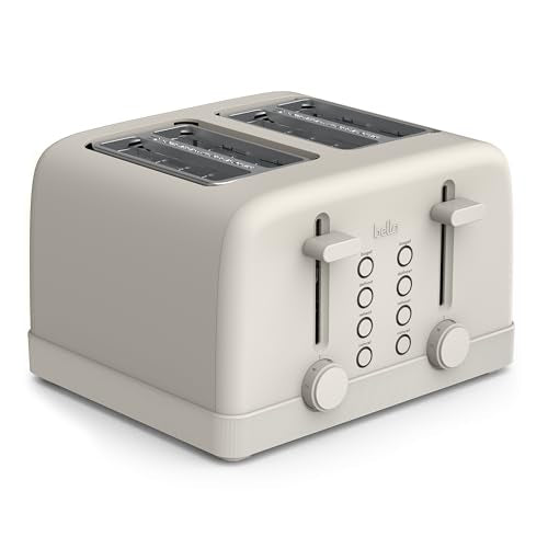 BELLA 4 Slice Toaster with Shade Control, 900W