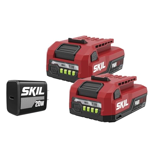 2 Pack Skil 12V 2.0Ah Batteries and Charger