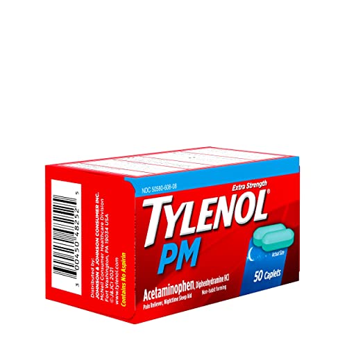 Tylenol PM Extra Strength Pain Relief Caplets
