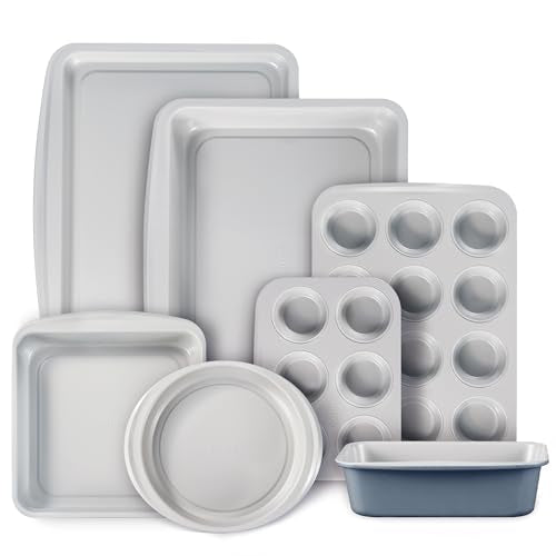 7 Piece CAROTE Nonstick Stackable Bakeware Set