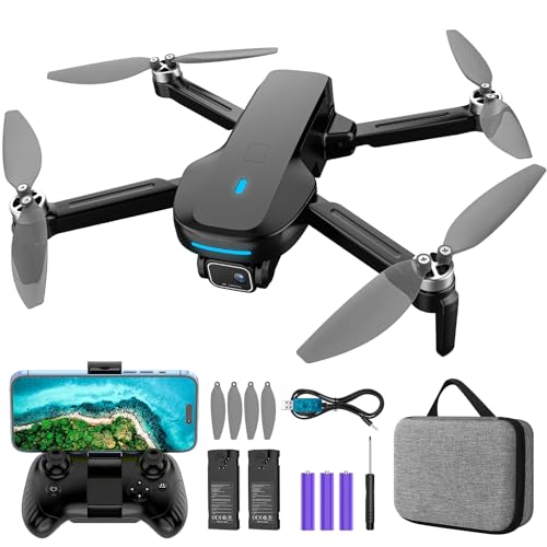 2 Battery 1080P FPV Camera Drone with Brushless Motors