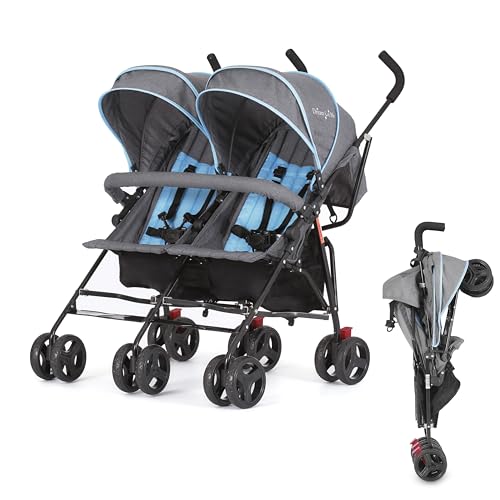 Dream On Me Volgo Side-by-Side Twin Stroller
