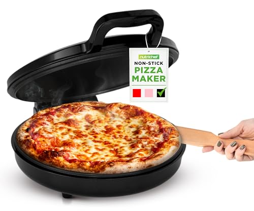 NutriChef 12" Electric Countertop Pizza Maker Cooker