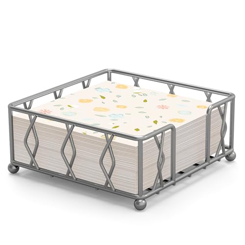 Square Metal Napkin Holder for Table and Counter