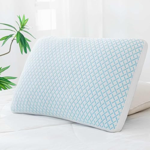 Shredded Memory Foam Cooling Pillow, Adjustable, Queen Size