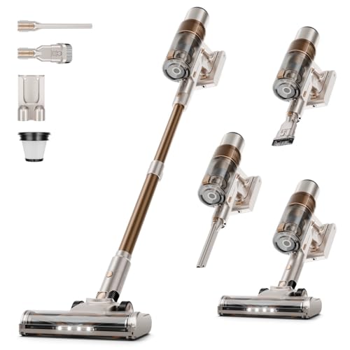 Cordless Rechargeable Stick Vacuum Cleaner with LED Headlight