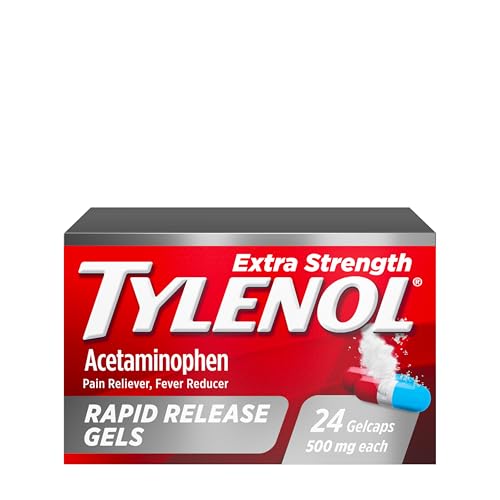 24 Count Tylenol Extra Strength Rapid Release Gels