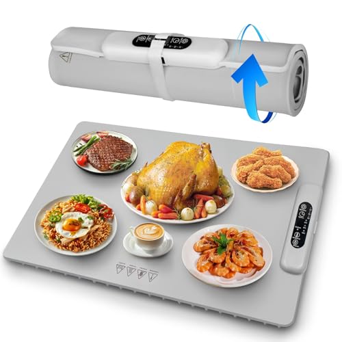 Silicone Electric Food Warming Mat with Temperature Control