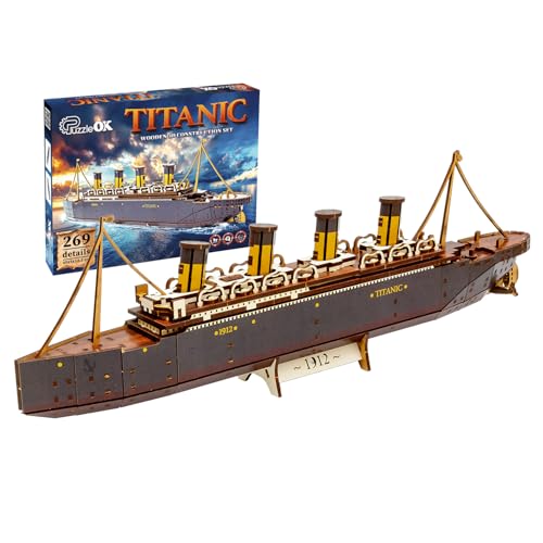 ALEXES 3D Wooden Ship Model Building Kit
