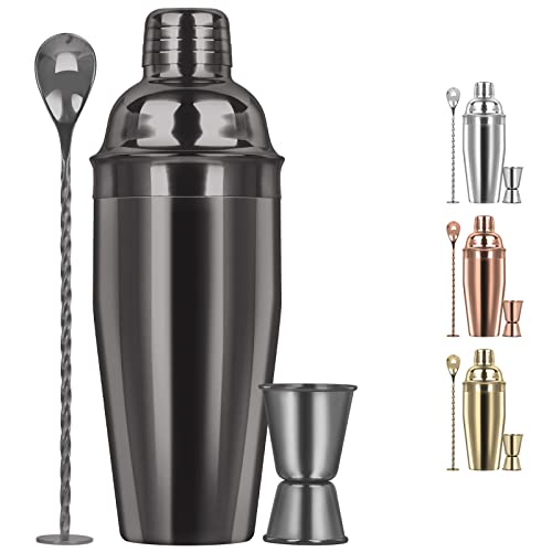24oz Stainless Steel Cocktail Shaker Set