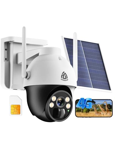 2K Solar 4G LTE Wireless Outdoor Security Camera