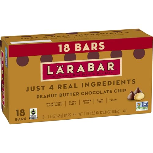 18 Count LÄRABAR Peanut Butter Chocolate Chip Bars