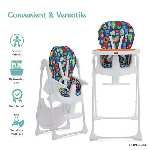 Portable Baby High Chair with Adjustable Height