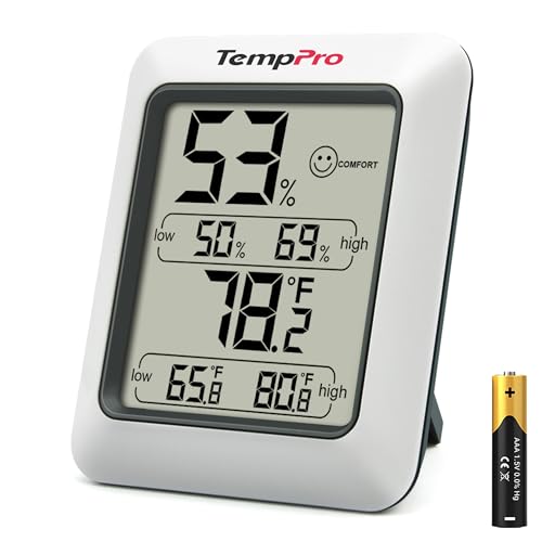 TempPro Digital Indoor Thermometer Hygrometer Gauge