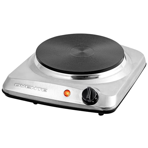 OVENTE 1000W Single Burner Electric Hot Plate