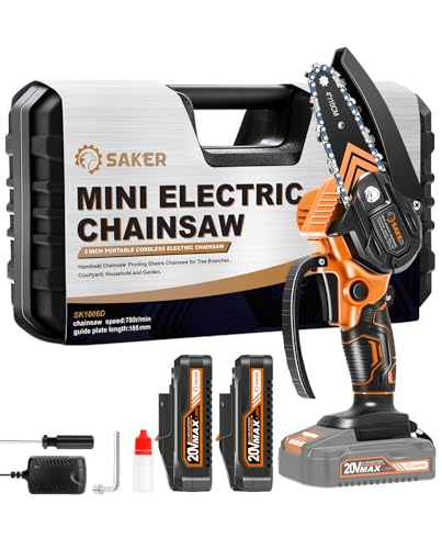 Saker Cordless Mini Electric Chainsaw