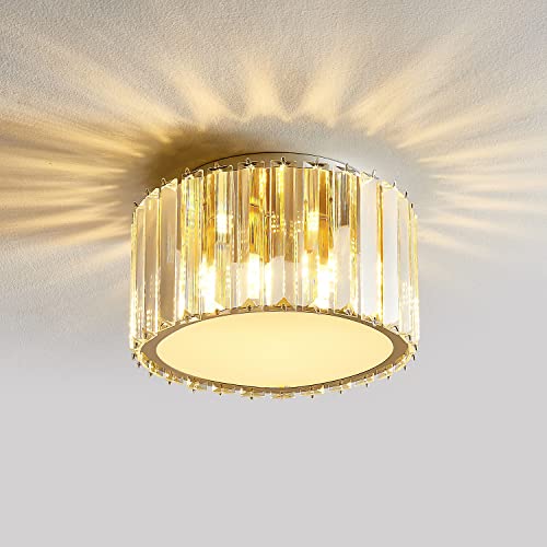 Mini Crystal Flush Mount Ceiling Light Fixture, G9