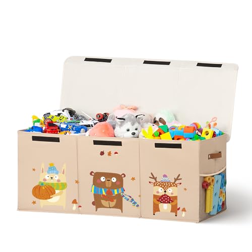 120L Extra Large Toy Storage Box with Lid