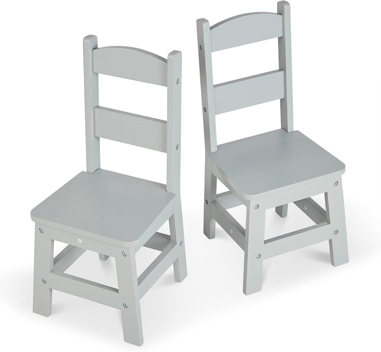 2 Pack Melissa & Doug Kids Wooden Chairs