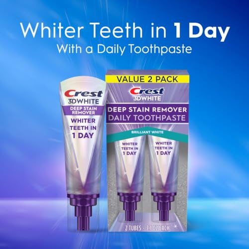 2 Pack Crest 3D White Toothpaste