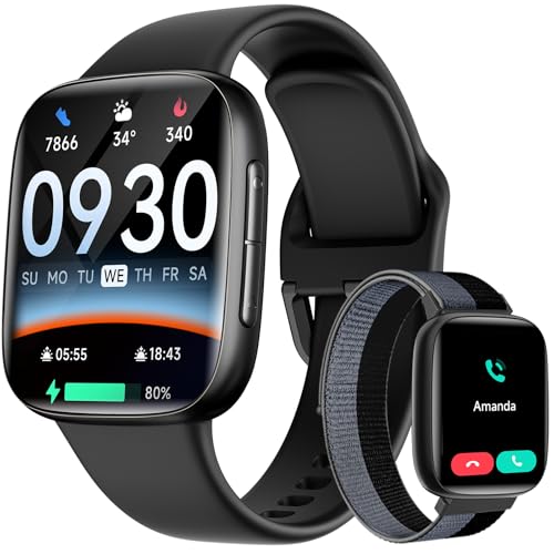 AMOLED Fitness Smartwatch with Heart Rate and GPS