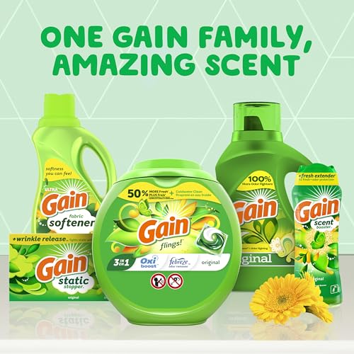 107 Loads Gain Liquid Laundry Detergent with Febreze