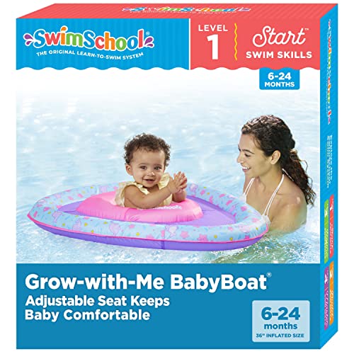 SwimSchool Baby Pool Float with Activity Center Seat