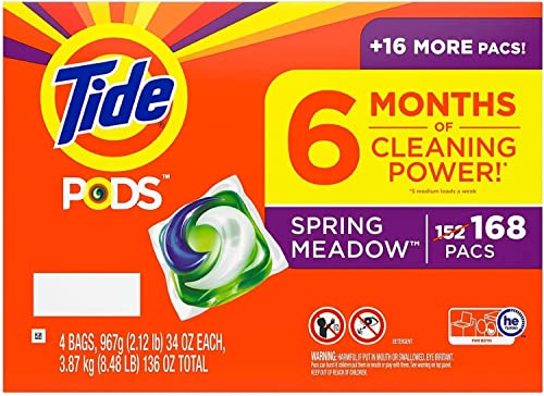 4 Pack Tide Pods Laundry Detergent Pacs 42 Count