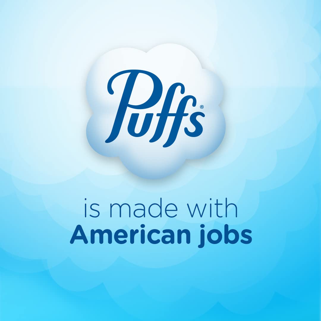 Puffs Plus Lotion Facial Tissue, 1 Cube Box, 48 Tissues Per Box
