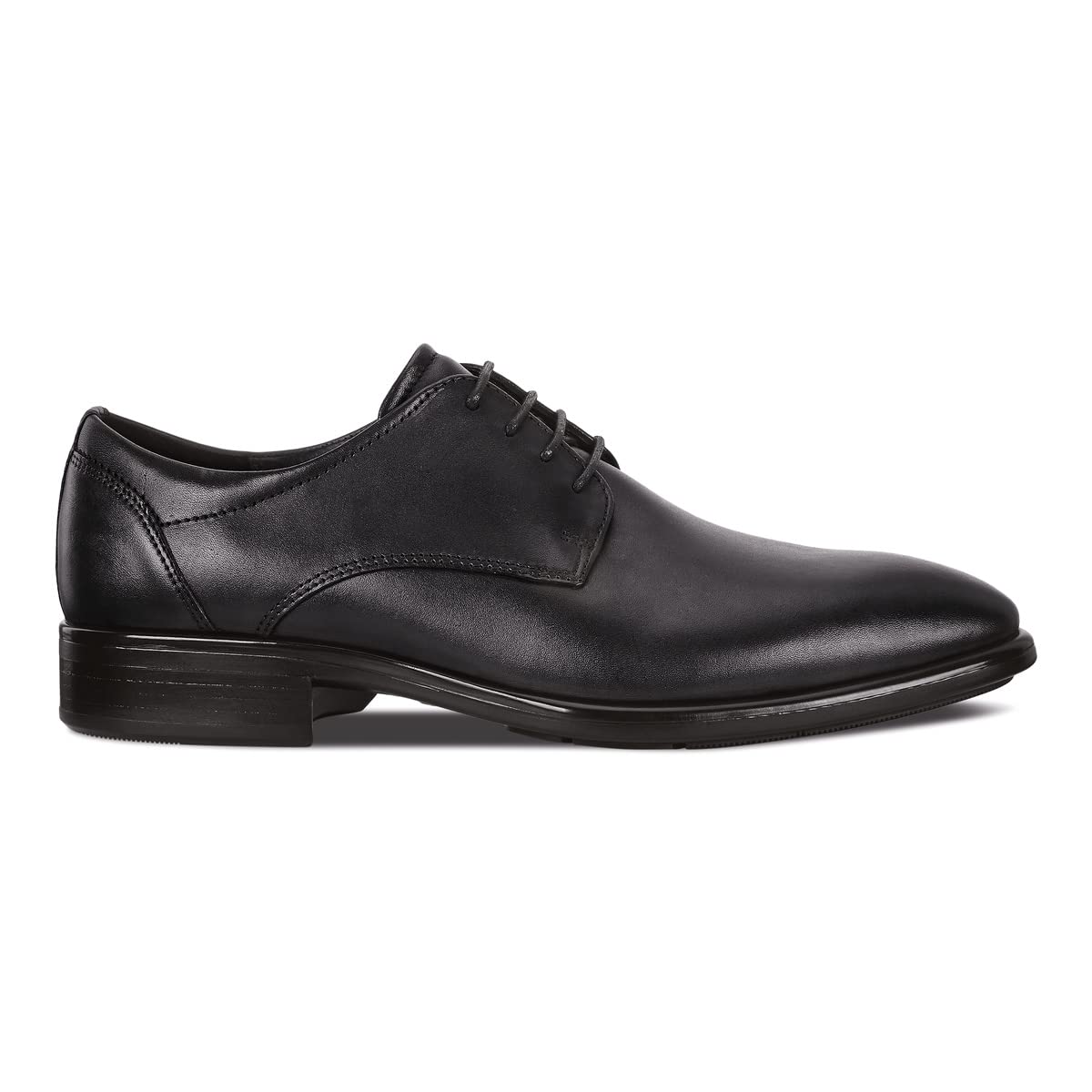 ECCO Men's CITYTRAY Plain Toe Tie Oxford, BLACK, 10 US medium