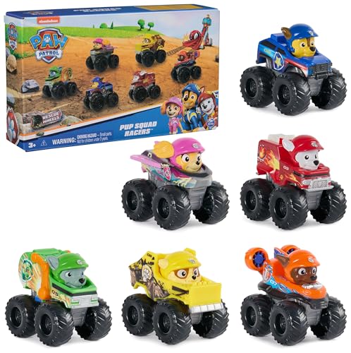 Paw Patrol 6-Piece Pup Squad Racers Vehicle Set