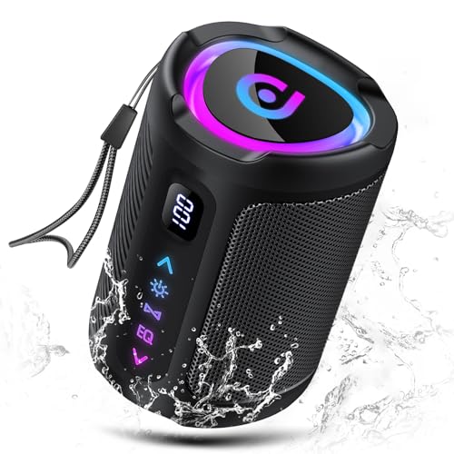 Bluetooth 5.4 IPX7 Waterproof Portable Wireless Speaker