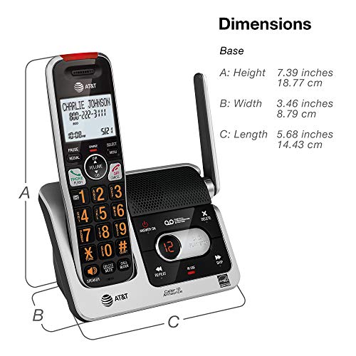 AT&T Cordless Phone with Answering Machine & Call Blocking