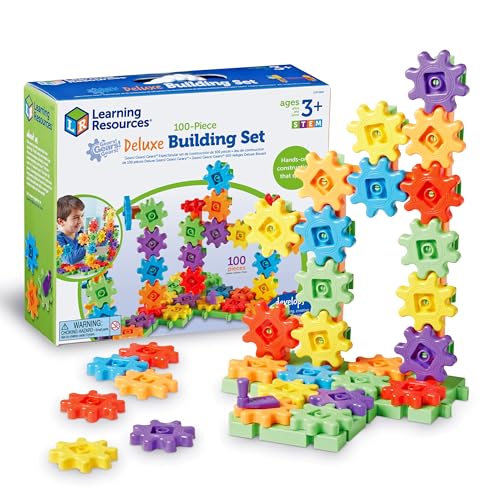 100-Piece Gears STEM Building Set