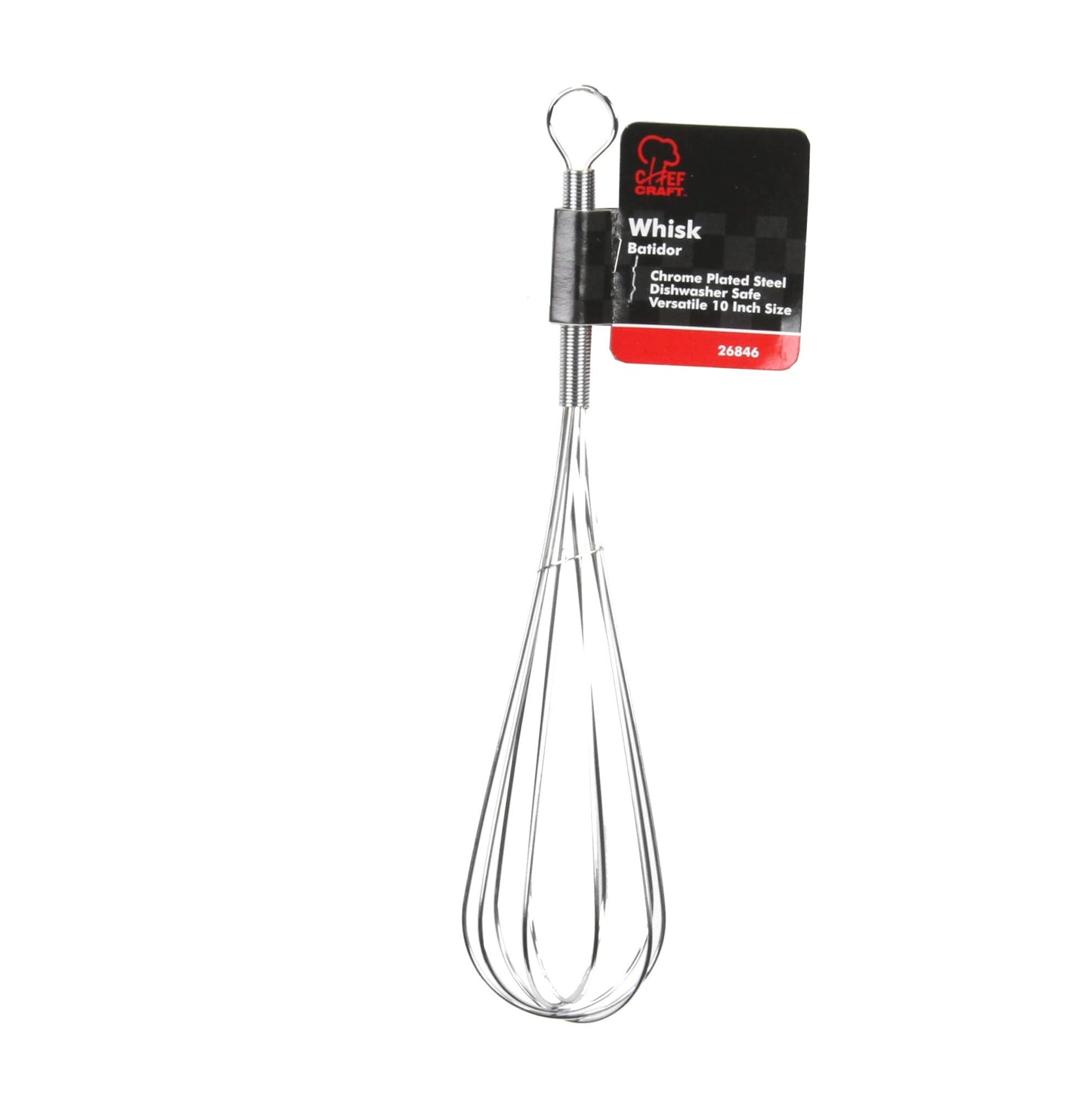 Chef Craft 10-Inch Chrome Whisk for Cooking