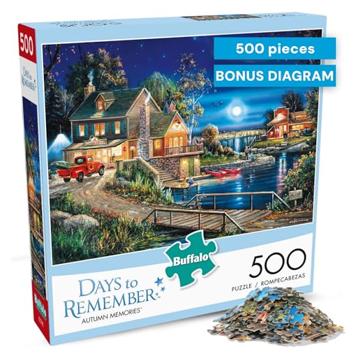 Buffalo Games Autumn Memories 500 Piece Jigsaw Puzzle