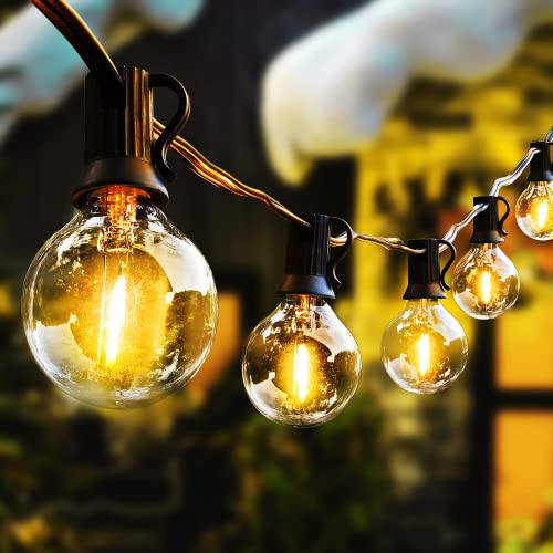 100FT LED Outdoor String Lights, Shatterproof, Connectable