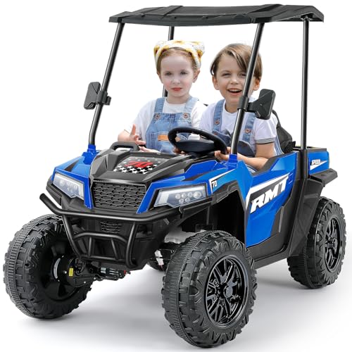 12V Kids Ride On Dump Truck with Shovel, 2-Seater