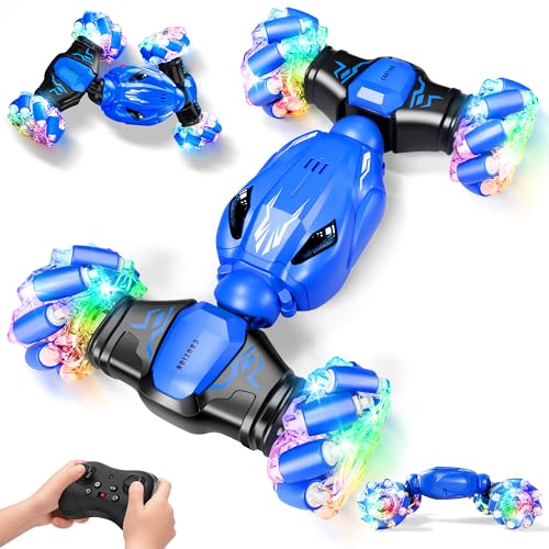 4WD Remote Control Stunt Car with LED Wheels