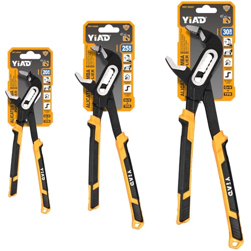 3 Piece Adjustable Tongue and Groove Pliers Set