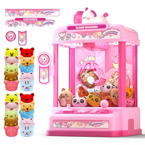 Mini Claw Machine with Sound and 20 Plush Toys