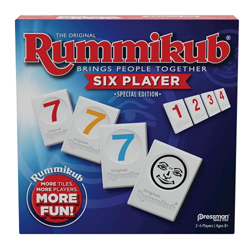 Pressman Rummikub Six Player Tile Game