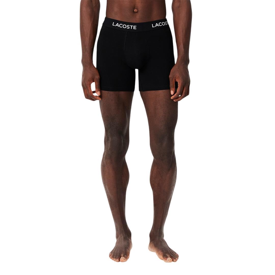 Lacoste Men's Cotton Stretch Boxer Briefs 5-Pack