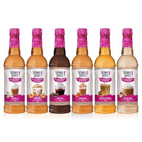 Jordan's Skinny Mixes Sugar Free Coffee Syrup Sampler Pack