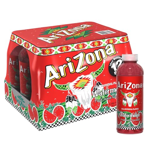 12 Pack AriZona Watermelon Fruit Juice Cocktail