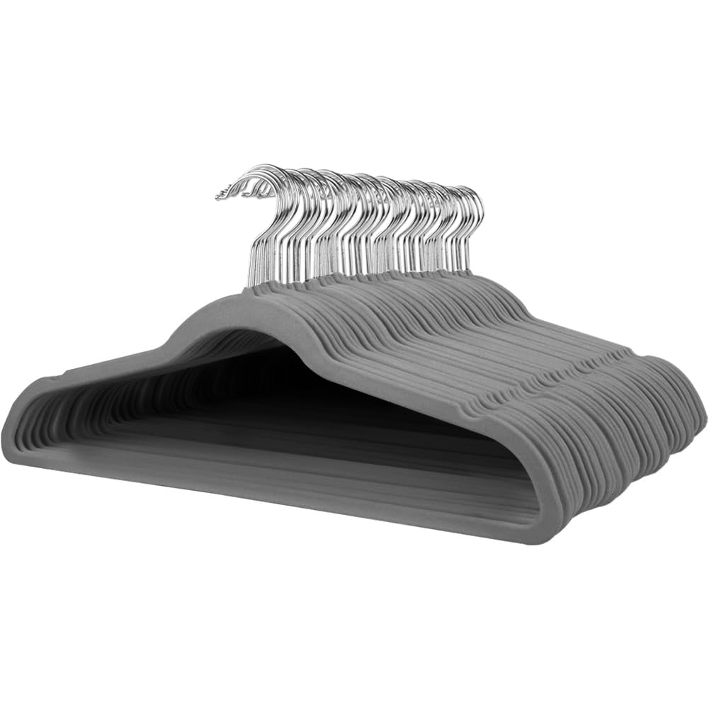 52 Pack Velvet Non-Slip Clothes Hangers
