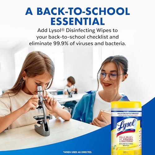 80 Count Lysol Disinfecting Wipes Bundle