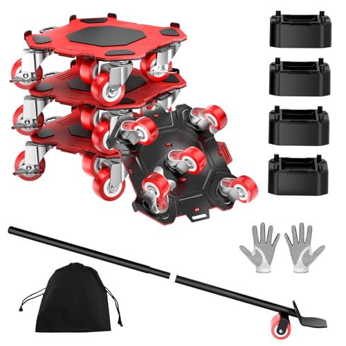 Heavy Duty 5-Wheel Furniture Dolly Movers