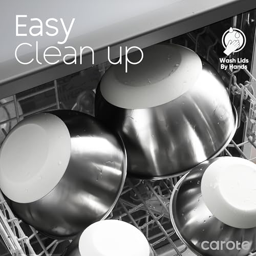 12-Piece CAROTE Mixing Bowls Set with Lids